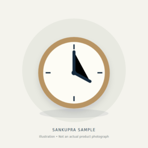 Minimal Wall Clock — conceptual sample illustration