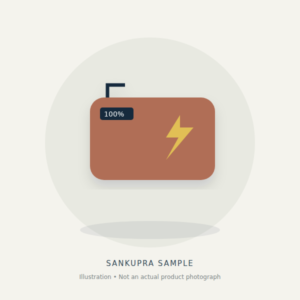 Compact Power Bank — Sample — conceptual sample illustration