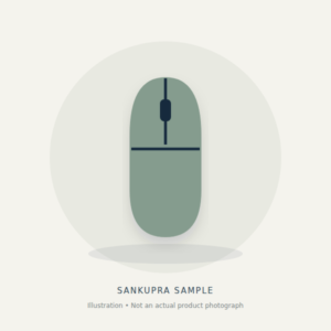 Wireless Optical Mouse — conceptual sample illustration