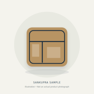 Travel Organiser Pouch — conceptual sample illustration