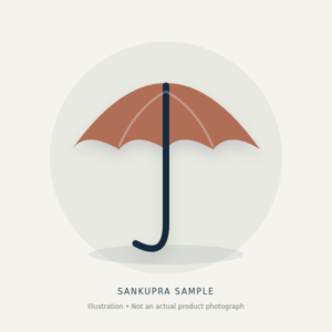 Compact Folding Umbrella — conceptual sample illustration